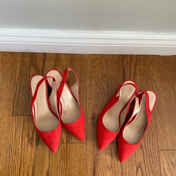 DYNAMITE Slingback Kitten Heels - Picture 2 of 8